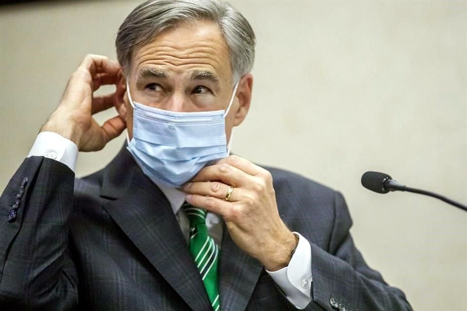 Greg Abbott, gobernador Republicano de Texas. Foto AP.